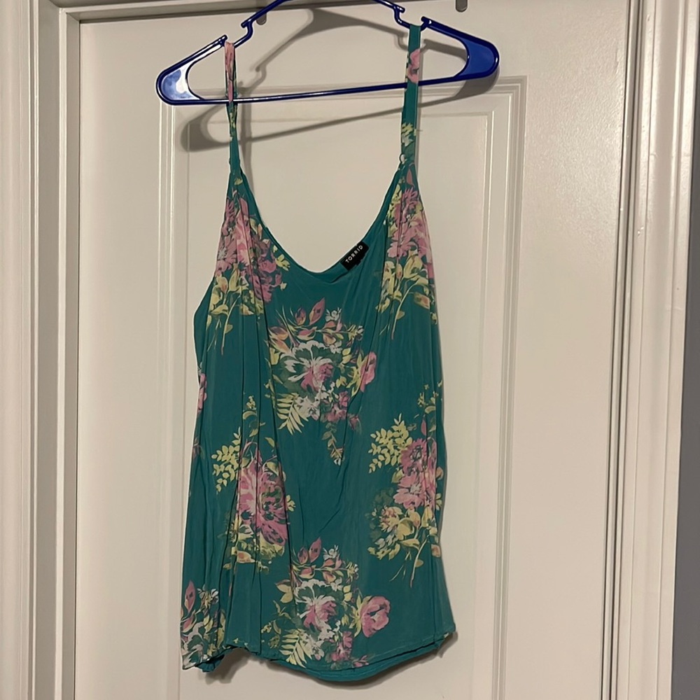 Torrid Floral Tank Top sz 2